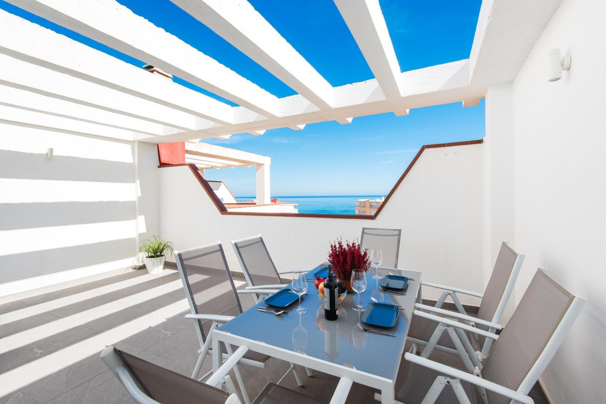 Sea View And 350M To The Beach Torremolinos Exterior foto