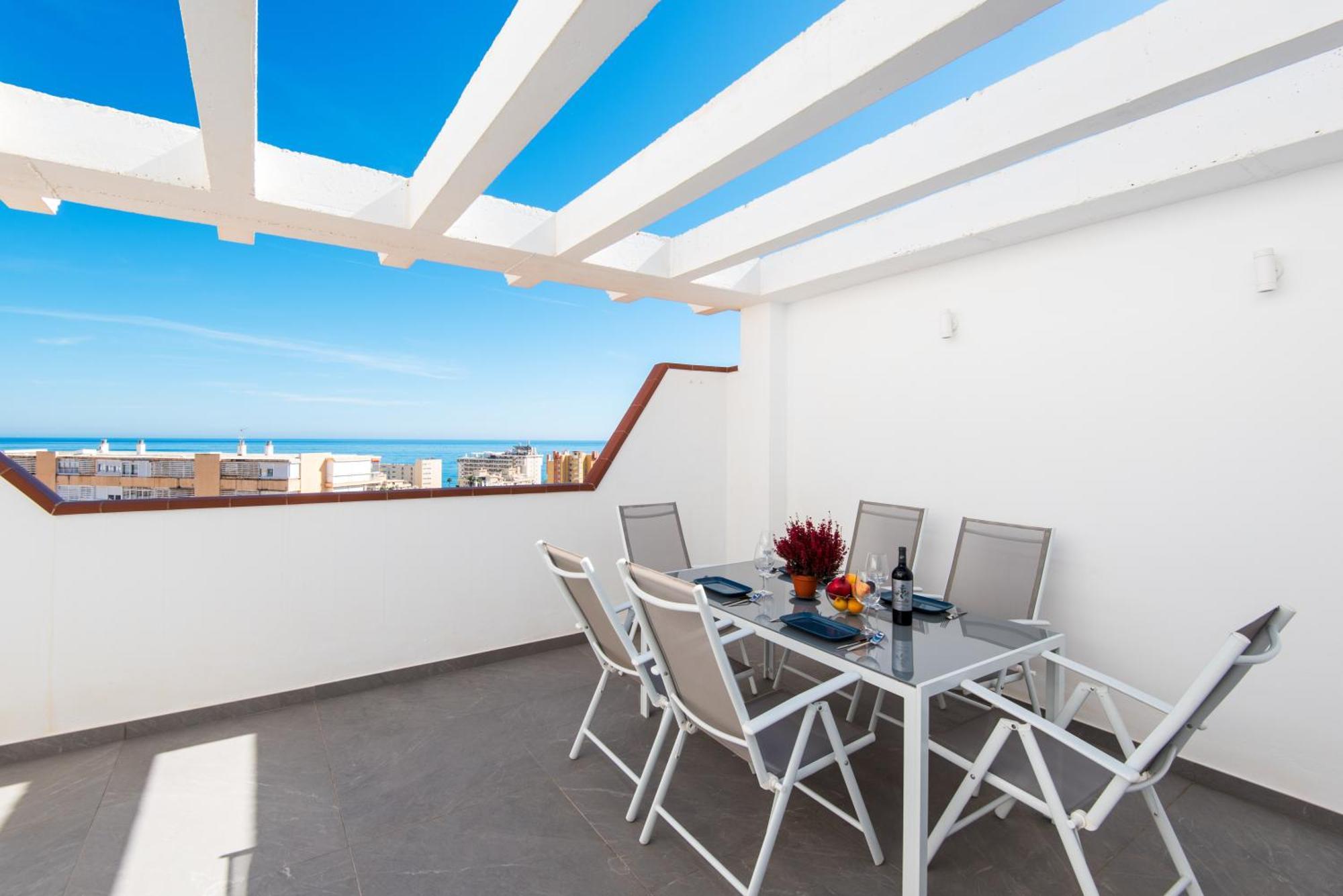 Sea View And 350M To The Beach Torremolinos Exterior foto