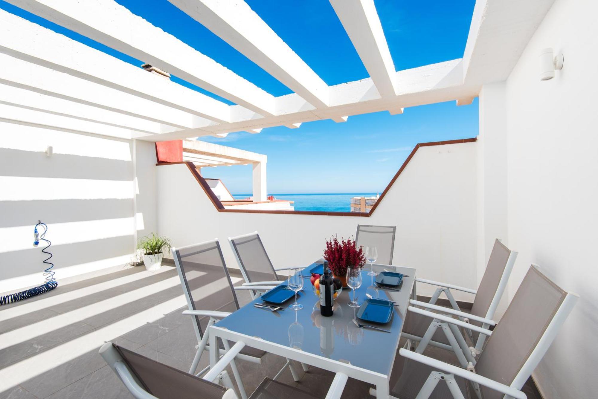 Sea View And 350M To The Beach Torremolinos Exterior foto
